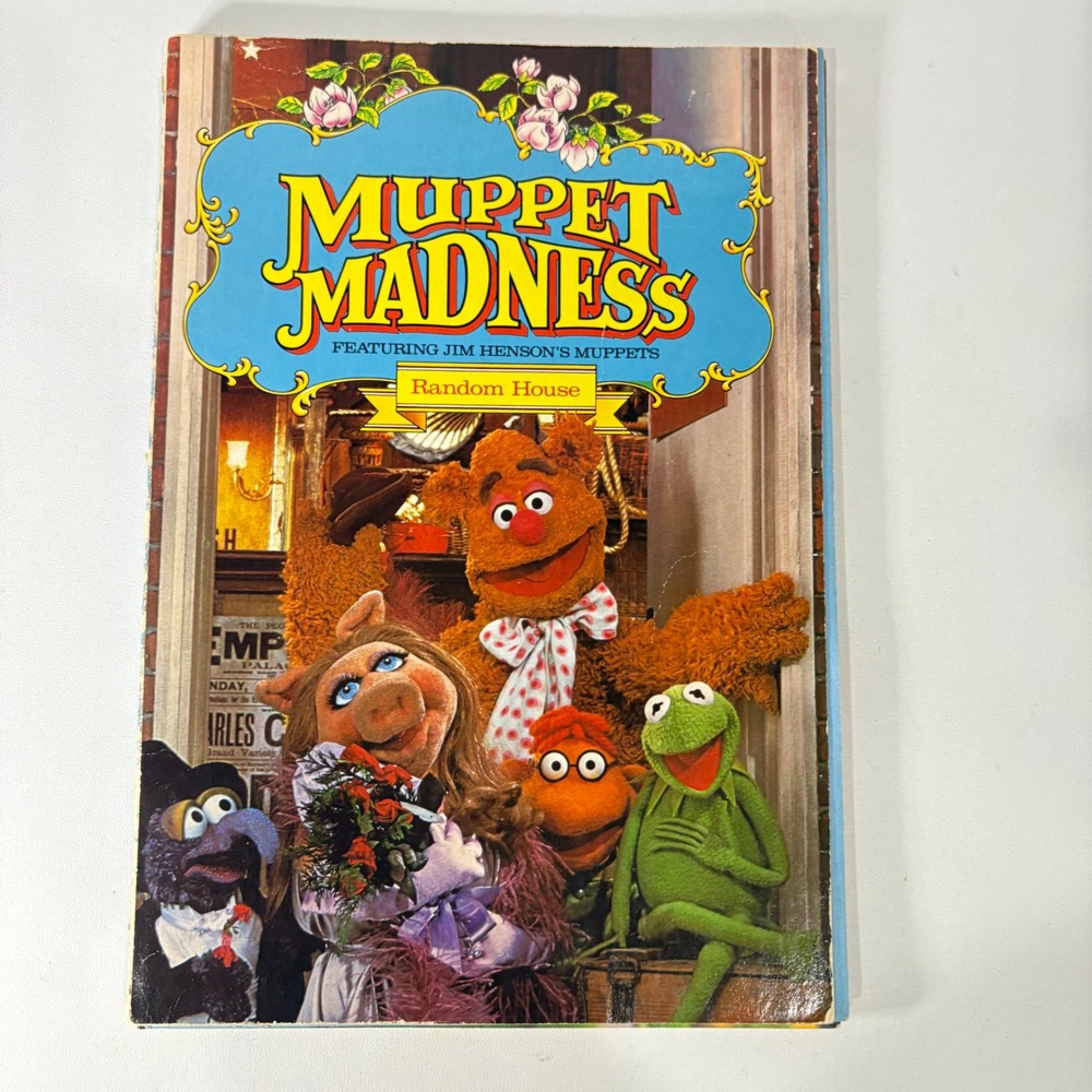 Muppet Madness First Edition 1980 Random House Jim Henson Vintage Activity Book